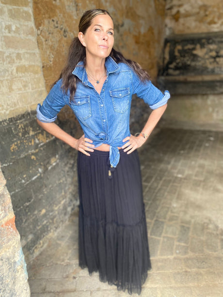 Daisy Denim Light Shirt
