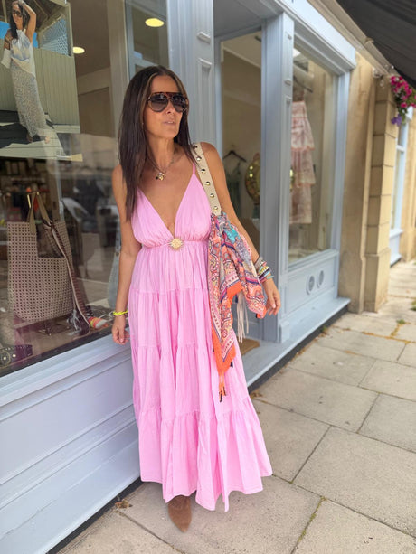 Dahlia Maxi Dress - Pink