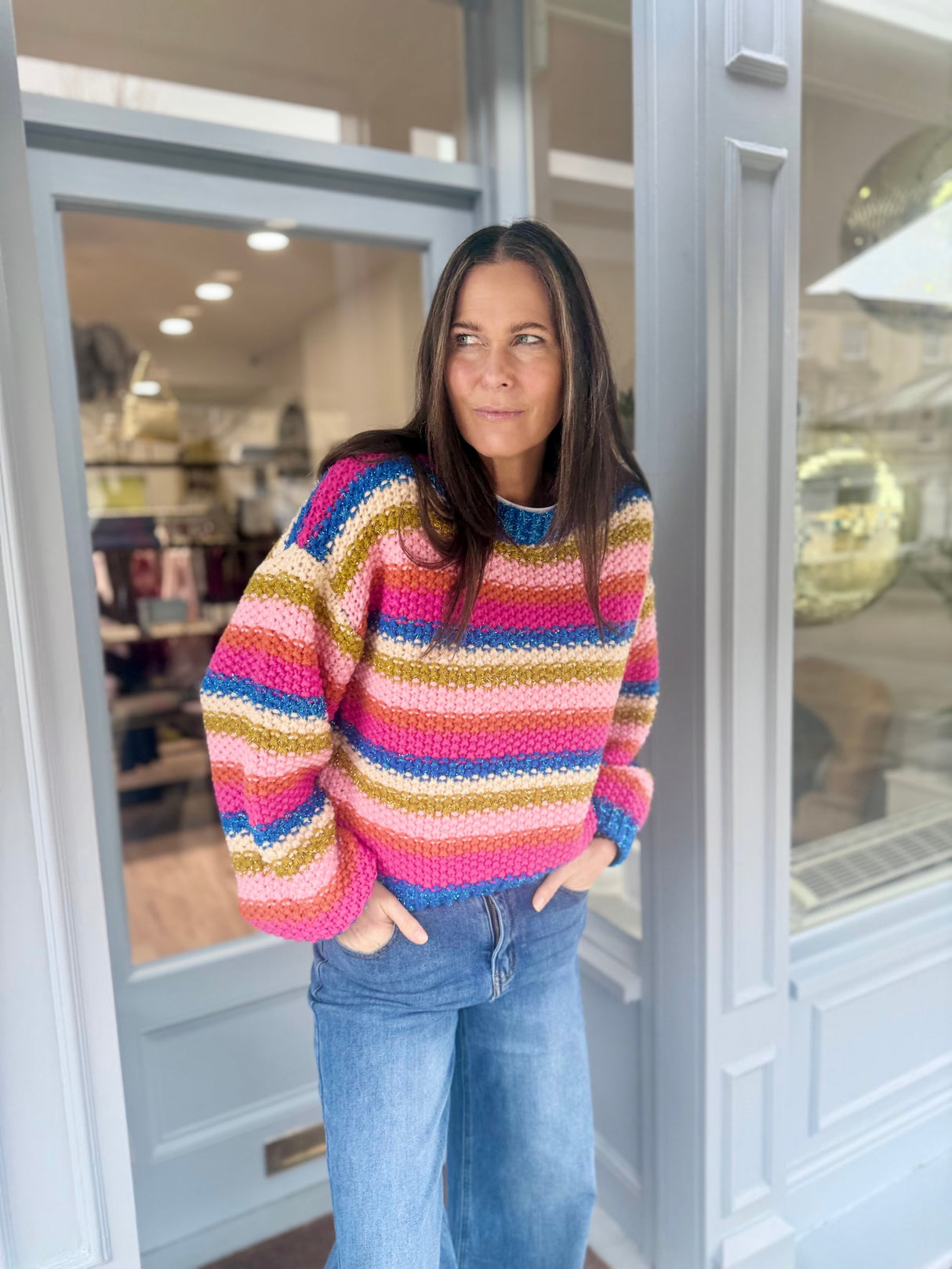 Rainbow Knit - Pink