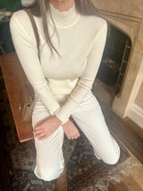 Claire Turtle Neck Knit - Cream