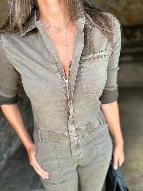 Jules Jumpsuit Chocolate