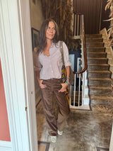 Ellery Stripe Shirt - Sand