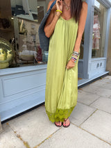 Posie Slip Dress - Green