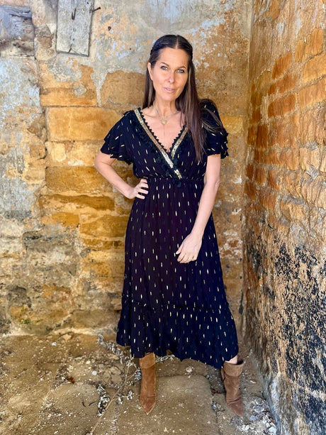 Juniper Maxi Dress - Black