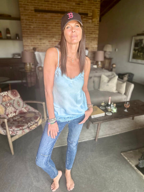 June Camisole Arctic Blue