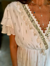 Juniper Maxi Dress - Ecru