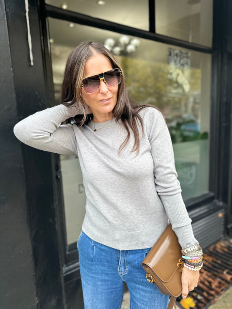 Space Light Weight Knit - Grey