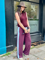Tempest Pant - Cherry & Blue
