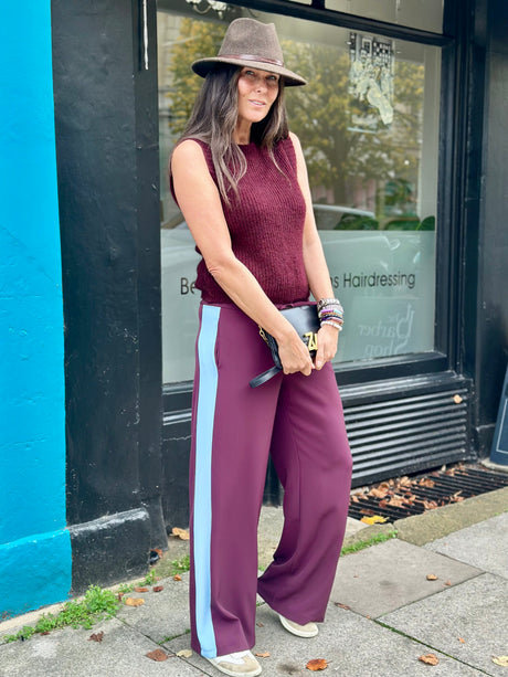 Tempest Pant - Cherry & Blue
