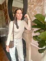 Claire Turtle Neck Knit - Cream