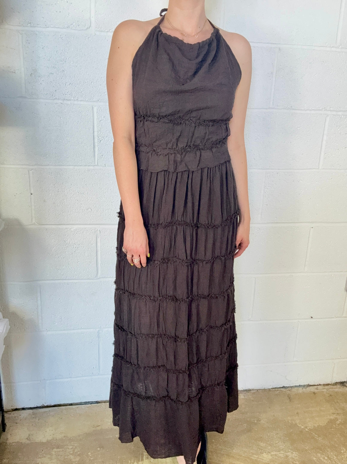 Gigi Maxi Skirt - Chocolate