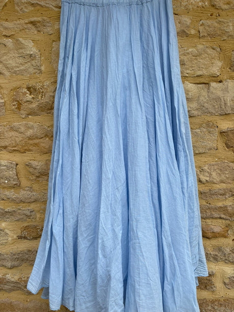 Jade Maxi Skirt - Baby Blue