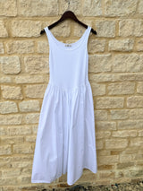 April Dress - White