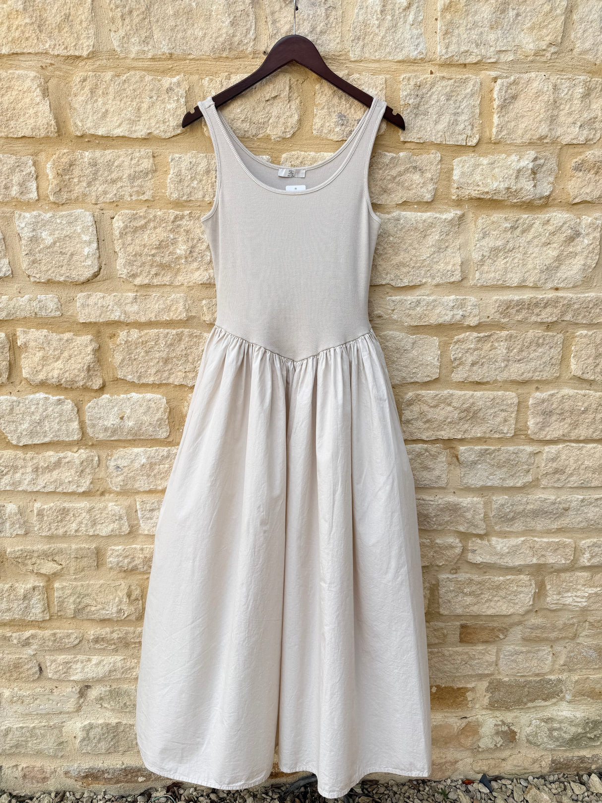 April Dress - Beige