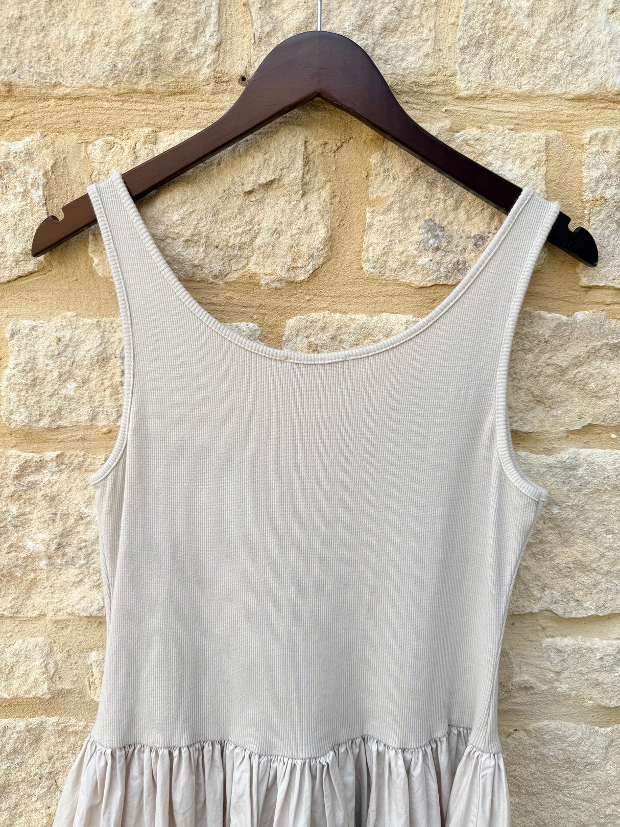 April Dress - Beige