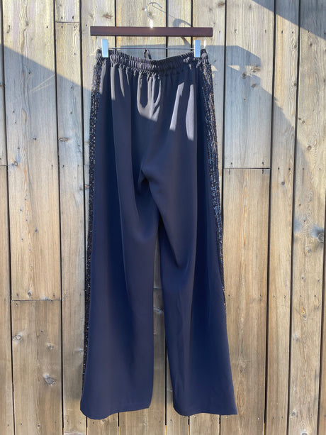 Tempest Pant - Navy With Navy Sequin