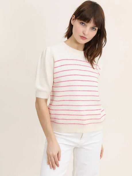 Etienne Knit - Pink Stripe