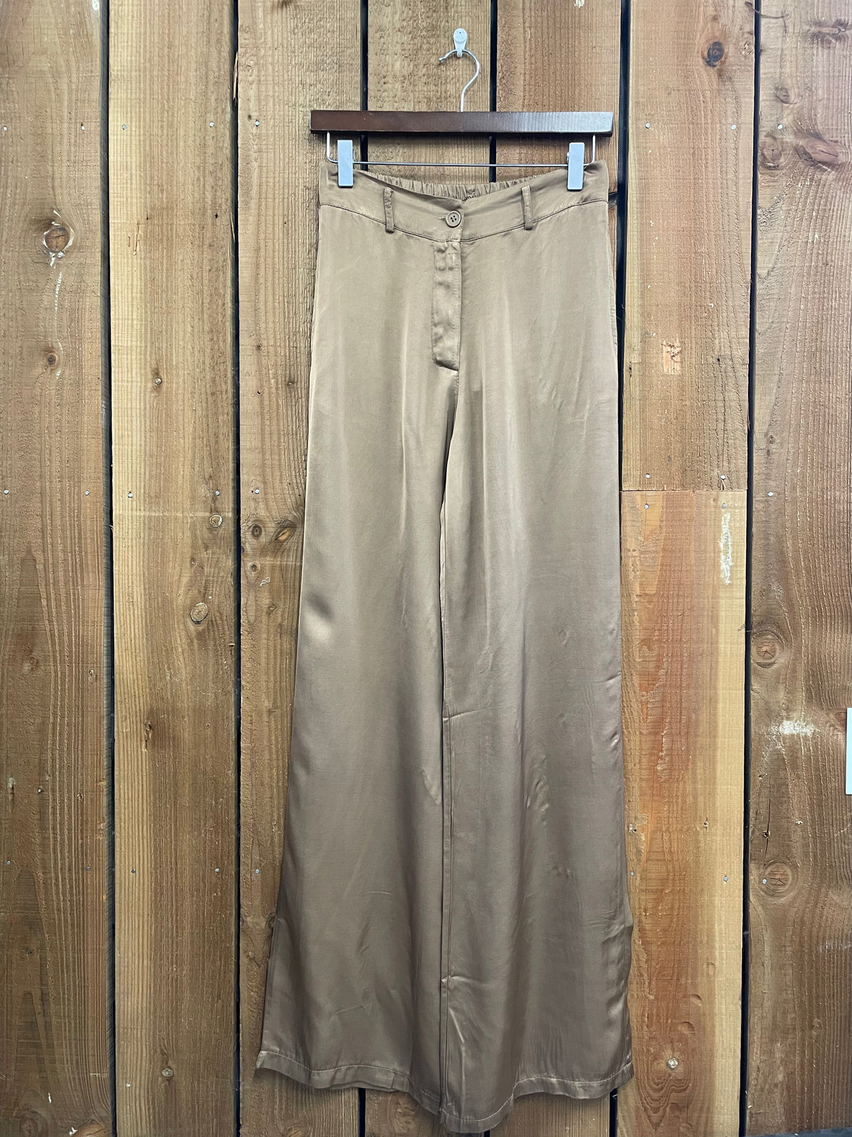 Kaite Silk Blend Pant Camel