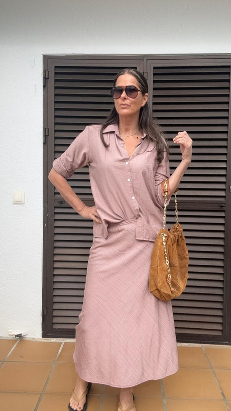 Jessie Blouse - Dusky Pink