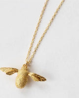 Bee Happy Silver Necklace