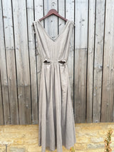 Zahra Cut Out Maxi - Slate