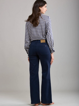 Crush Wide Leg - Navy