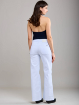 Crush Wide Leg - White Wash