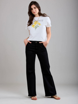 Crush Wide Leg - Black