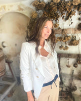 Camille Satin Shirt Nude