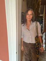 Ellery Stripe Shirt - Sand